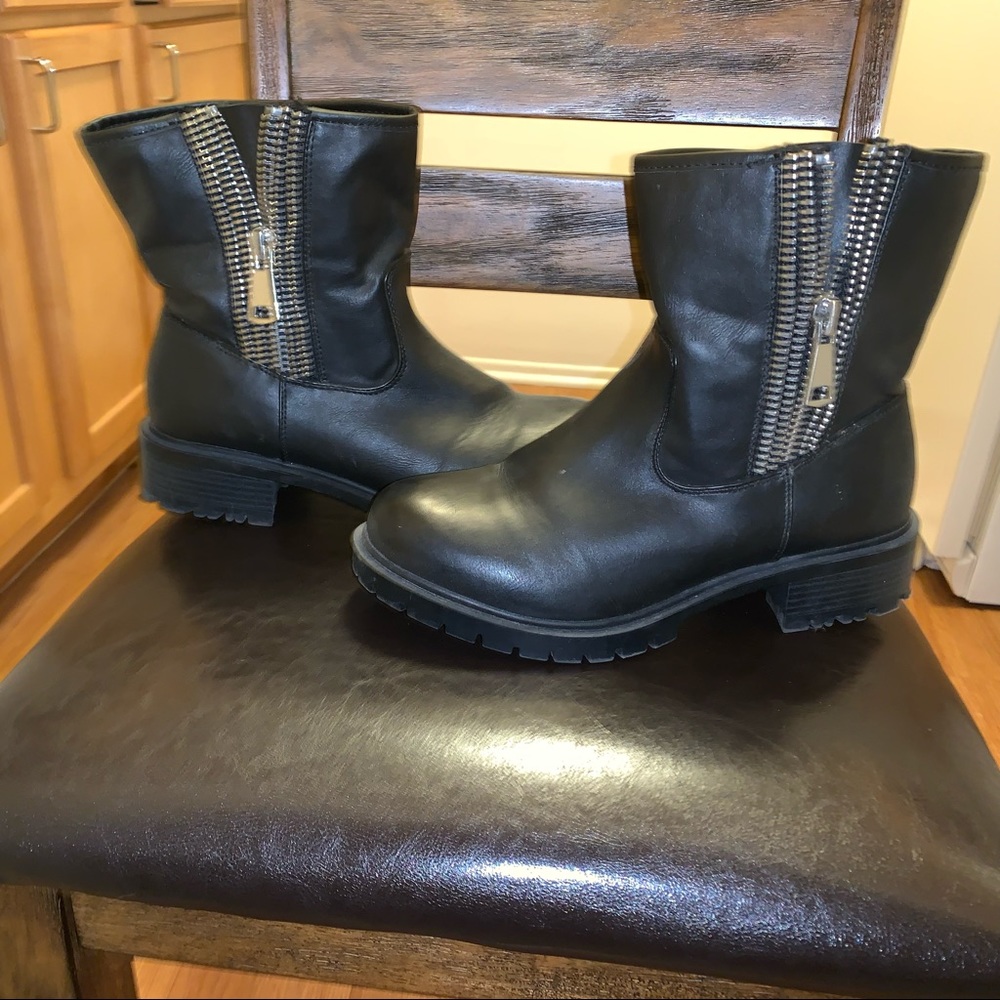 Torrid Combat Moto Boots / Booties 9.5 W